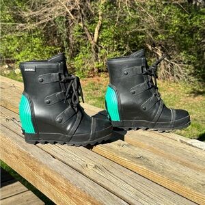Women’s Sorel Rubber Rain-boot Wedges